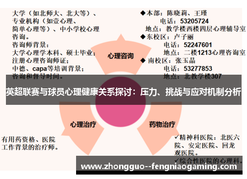 英超联赛与球员心理健康关系探讨：压力、挑战与应对机制分析